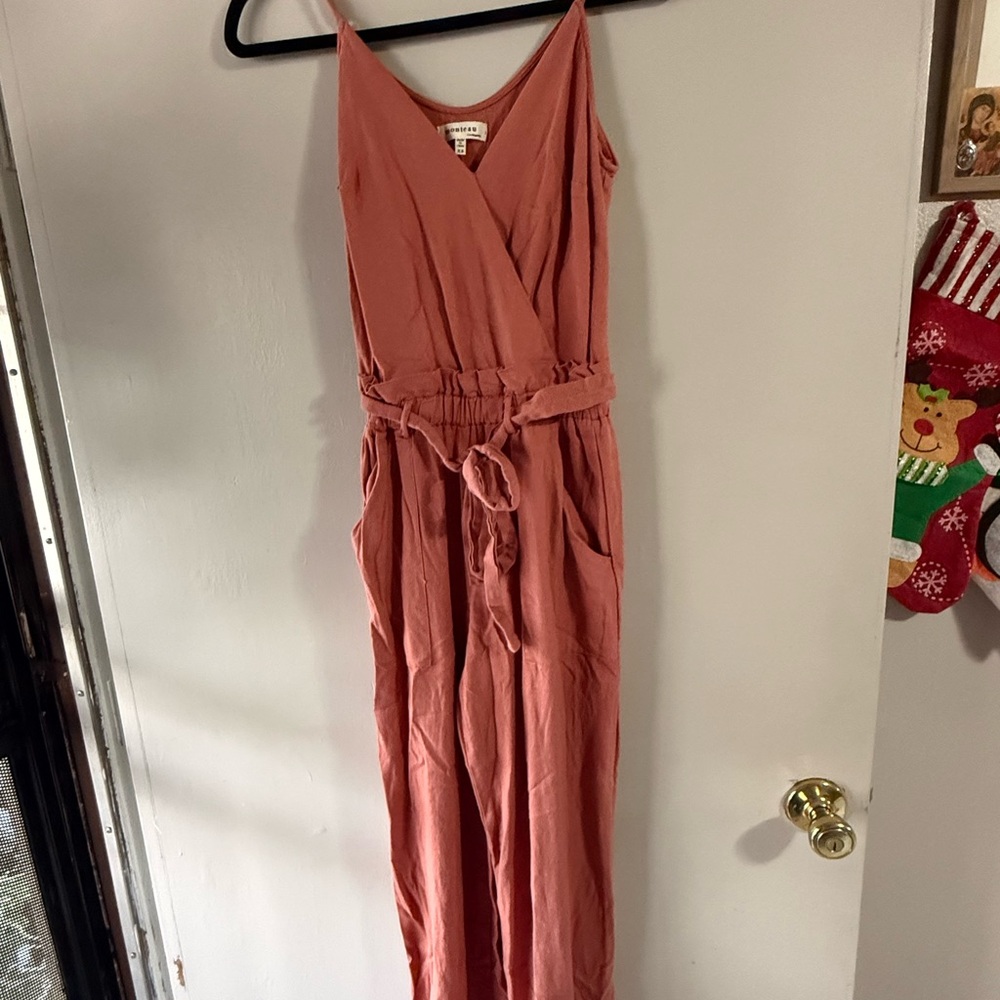 Monteau Terracotta Sleeveless Top